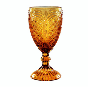 Carousel Goblet Amber