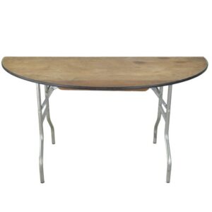 60″ Half Round Table