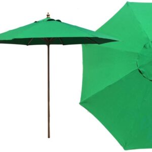 Hunter Green Market Umbrella 9FT Green